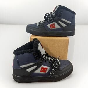 DC Shoes Pure High-top Wc Winter Mens Skate Sneakers in Navy & Black Sample Shoe
